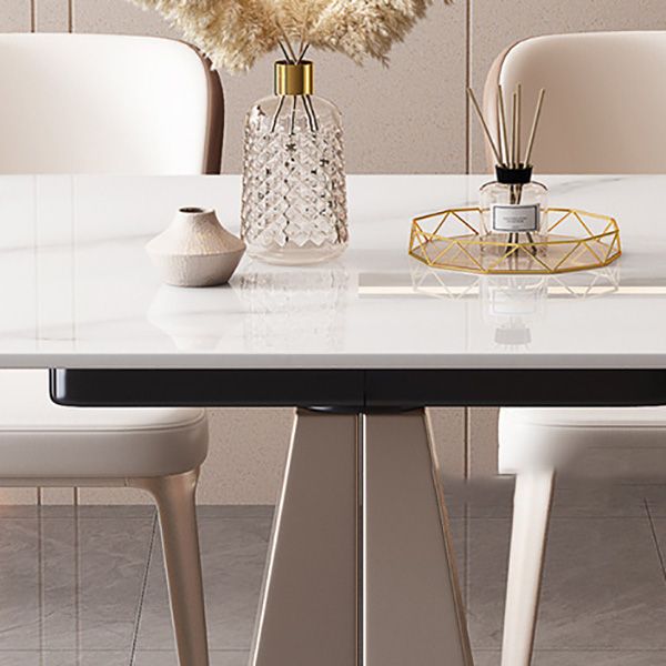 Modern Stone Round Dining Table Pedestal Table for Dining Room Clearhalo 'Dining Tables & Seating' 'Dining Tables' 'dining_table' 'furn' 'furn_dining_table' 'Furniture' 'Kitchen & Dining Furniture' 1200x1200_ce6d0c79-42e0-4e87-a448-07f702d48a46