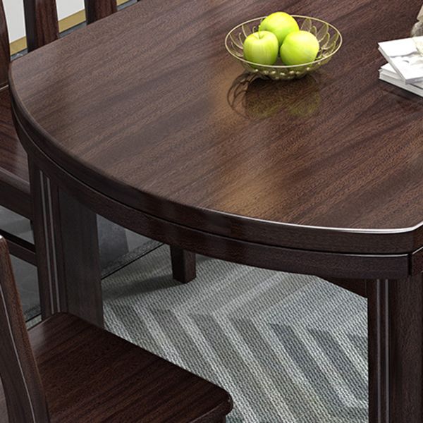 Extendable DiningTable Set 5/7/9 Pieces with Wood Base Kitchen Furniture Set Clearhalo 'Dining Room Sets' 'Dining Tables & Seating' 'dining_room_set' 'furn' 'furn_dining_room_set' 'Furniture' 'Kitchen & Dining Furniture' 1200x1200_ce7244db-765c-477f-9e19-295afede47fb