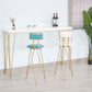 White Wood Top Counter Table Gold 4 Legs Industrial Bar Table for Dining Room Clearhalo 'Bar Furniture' 'Bar Tables' 'bar_tables' 'furn' 'furn_bar_tables' 'Furniture' 'furniture_bar_tables' 'Kitchen & Dining Furniture' 1200x1200_ce731658-135e-4ed6-913d-06fc4dd7eb44