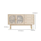 Glam Sideboard Table with Drawers Engineered Wood Buffet Table