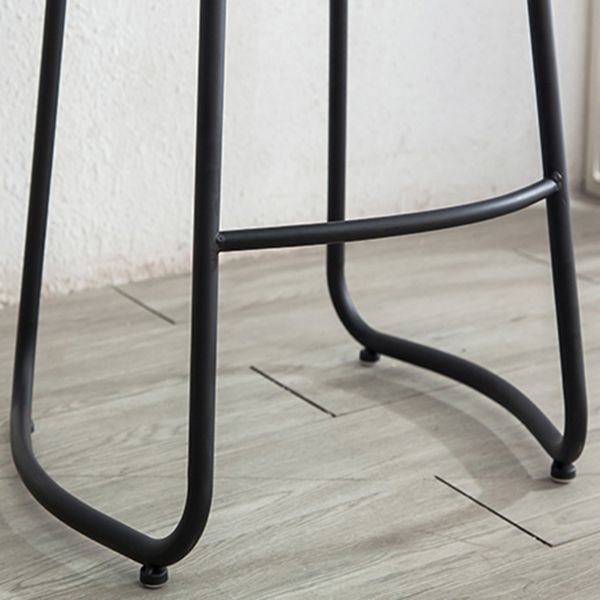 Modern Footrest Solid Wood Bar Stool Dessert Shop Backless Stool Clearhalo 'Bar Furniture' 'Bar Stools' 'bar_stools' 'furn' 'furn_bar_stools' 'Furniture' 'Kitchen & Dining Furniture' 1200x1200_ce7617a0-be0d-43ff-82ff-8a489fd32dff