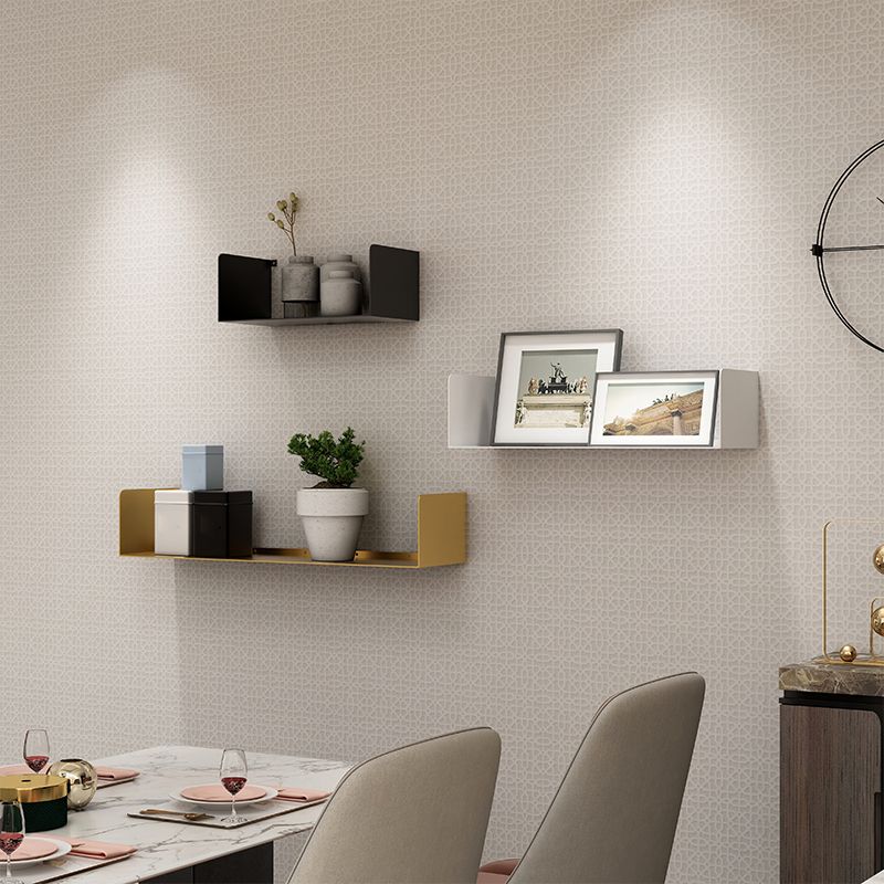 Metal Floating Bookcase Modern Style Closed Back Bookshelf for Home Office Clearhalo 'Bookcases' 'furn' 'furn_bookcases' 'Furniture' 'furniture_bookcases' 'Office Furniture' 1200x1200_ce76304c-5184-4874-aac9-5e6f0debb34e