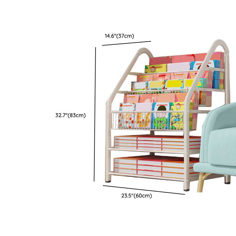Metal Closed Back Bookshelf Standard Regale enthalten Bücherregal für den Untersuchungsraum