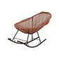 Single Iron Base Home Lazy Chair Leisure Rocking Chair for Balcony Clearhalo 'Chairs & Seating' 'furn' 'furn_rocking_chairs' 'Furniture' 'Living Room Furniture' 'Rocking Chairs' 'rocking_chairs' 1200x1200_ce786238-e26b-4203-9f5e-88580caf796d