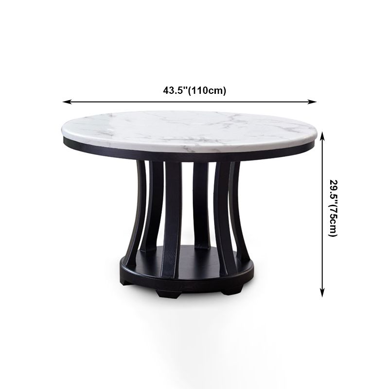 Modern White Standard Dining Table Round Marble Dining Table with Pedestal Base Clearhalo ' dining_table' 'Dining Tables & Seating' 'Dining Tables' 'furn' 'furn_dining_table' 'Furniture' 'furniture_dining_table' 'Kitchen & Dining Furniture' 'kitchen&dining_furn' 'kitchen' 'kitchen_dining_table' 1200x1200_ce792bf5-14cc-44d2-955f-fe9020291b25