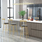 Glam Round Counter Height Stools Grey and Gold Footrest Upholstered Counter Bar Stool Clearhalo 'Bar Furniture' 'Bar Stools' 'bar_stools' 'furn' 'furn_bar_stools' 'Furniture' 'Kitchen & Dining Furniture' 1200x1200_ce7b976f-27f2-4f7e-8ce0-c3783e439fe2