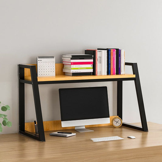 12.6 "W houten open boekenplank matte afwerking moderne boekenkast met planken