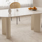 Oval Dining Table Contemporary Dinner Table for Home Kitchen