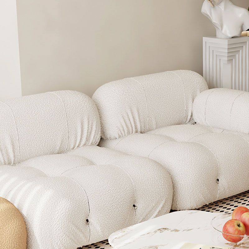 35.4" Wide Contemporary Seating Cushions Round Arm Sofa in Beige and Brown Clearhalo 'furn' 'furn_sofas' 'Furniture' 'Living Room Furniture' 'Sofa' 'sofas' 1200x1200_ce8241c3-2c3a-4191-92a2-8eb73d3716a2