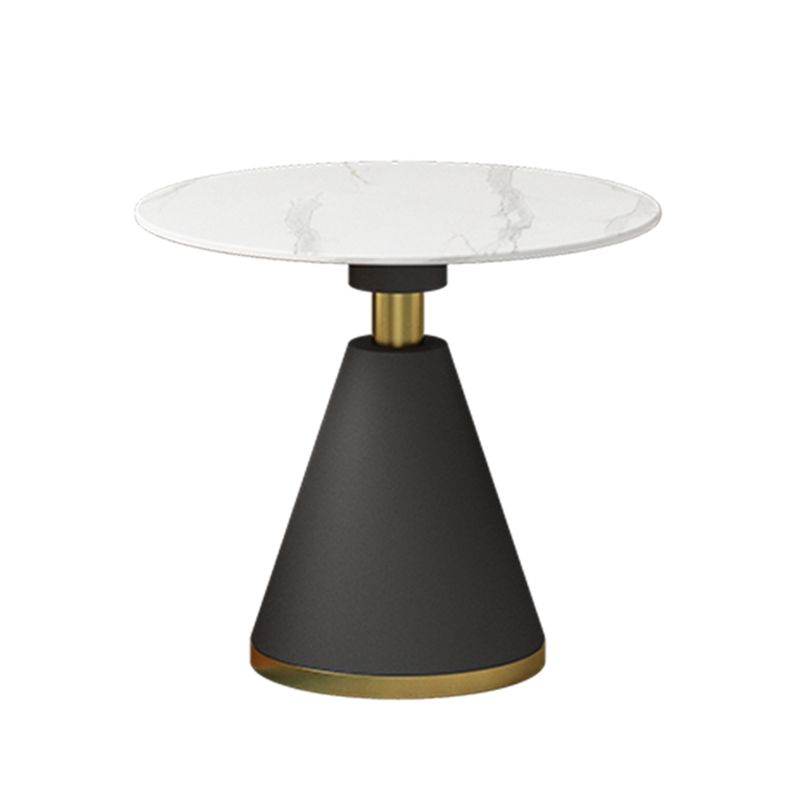 Modern Sintered Stone Kitchen Dining Table Round Shape Dining Table for Kitchen Clearhalo ' dining_table' 'Dining Tables & Seating' 'Dining Tables' 'furn' 'furn_dining_table' 'Furniture' 'furniture_dining_table' 'Kitchen & Dining Furniture' 'kitchen&dining_furn' 'kitchen' 'kitchen_dining_table' 1200x1200_ce84287c-f2e2-4112-aef4-56bd824558ec
