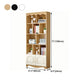 Modern Standard Bookcase Wooden Bookshelf with Rectangle Shelves