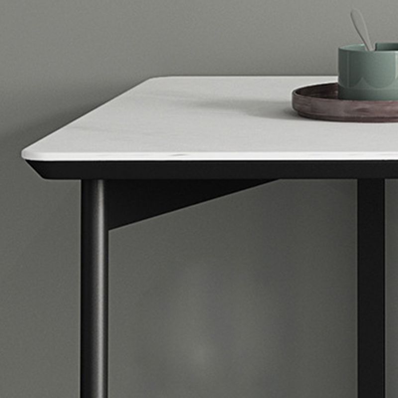 Rectangular Industrial Writing Desk 2-Drawer Office Desk with Metal Legs Clearhalo 'furn' 'furn_office_desk' 'Furniture' 'Office Desks' 'Office Furniture' 'office_desk' 1200x1200_ce899ce1-58e1-4770-9c15-681fec2d562a