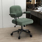 Contemporary Arm Office Chair Desk Chair with Wheels for Bedroom