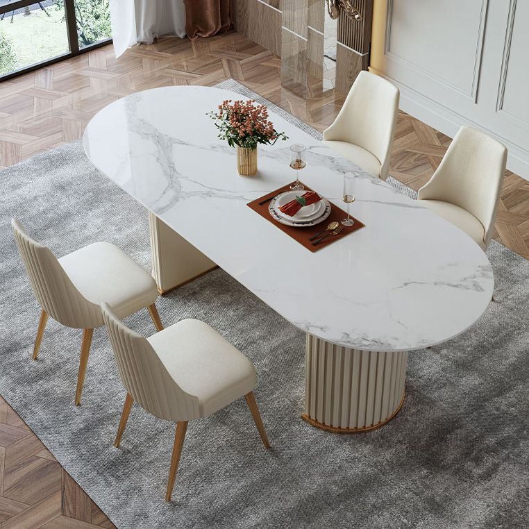 Oval Double Pedestal Dining Table Traditional Luxury Stone Furniture Clearhalo ' dining_table' 'Dining Tables & Seating' 'Dining Tables' 'furn' 'furn_dining_table' 'Furniture' 'furniture_dining_table' 'Kitchen & Dining Furniture' 'kitchen&dining_furn' 'kitchen' 'kitchen_dining_table' 1200x1200_ce8d081b-0aa6-487a-8b1e-0c635d63dae5
