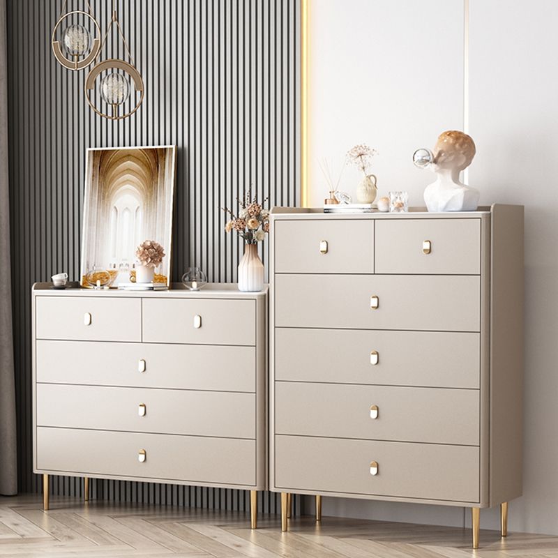 15,6-inch W opbergkist Klassiek Glam Stone opbergkistcommode