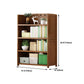 9.9" W Modern Bookcase Matte Finish Closed Back Bookshelf for Study Room Clearhalo 'Bookcases' 'furn' 'furn_bookcases' 'Furniture' 'Office Furniture' 1200x1200_ce93df4c-112f-485c-8c5d-243ba20f85da