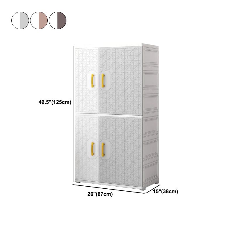 Armoire de style contemporain armoire en plastique armoire de garde-robe