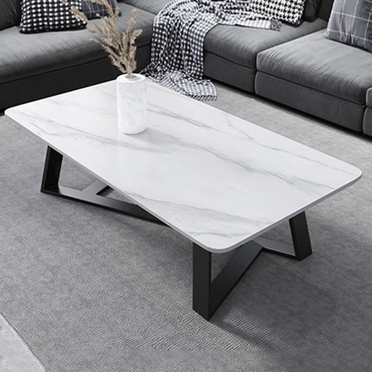 17"H Contemporary Coffee Table Single Slate Coffee Cocktail Table Clearhalo 'Coffee & Accent Tables' 'Coffee Tables' 'coffee_tables' 'furn' 'furn_coffee_tables' 'Furniture' 'Living Room Furniture' 1200x1200_ce97dcf4-8b27-4889-915f-3544ef932d33