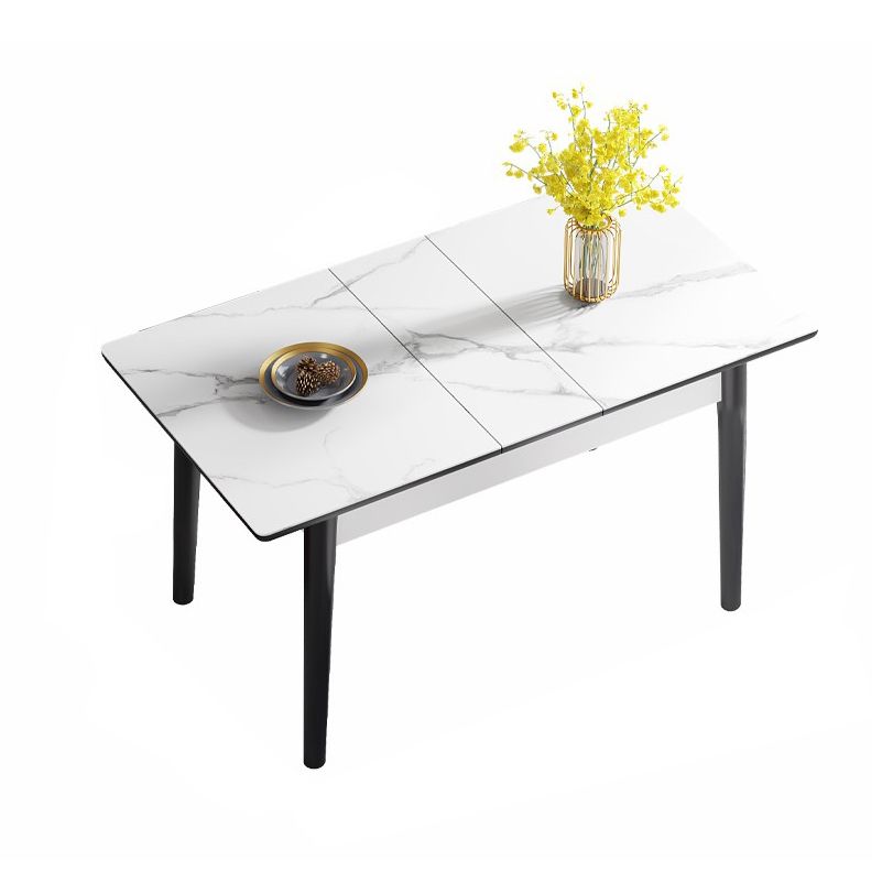 Traditional Standard Sintered Stone Dining Room Set of Collapsible Rectangle for Kitchen Table Set Clearhalo 'Dining Room Sets' 'Dining Tables & Seating' 'dining_room_set' 'furn' 'furn_dining_room_set' 'Furniture' 'furniture_dining_room_set' 'Kitchen & Dining Furniture' 'kitchen&dining_furn' 'kitchen' 1200x1200_ce981fd9-4249-4bb1-9517-13ced4830b34