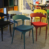 Glam Style Dining Chairs Plastic Kitchen Dining Armless Side Chairs (Set of 4) Clearhalo ' kitchen&dining_furn' 'Dining Chairs' 'Dining Tables & Seating' 'dining_chair' 'furn' 'furn_dining_chair' 'Furniture' 'furniture_dining_chair' 'Kitchen & Dining Furniture' 'kitchen' 1200x1200_ce982a67-d295-45c1-bd3d-7c22774b282a