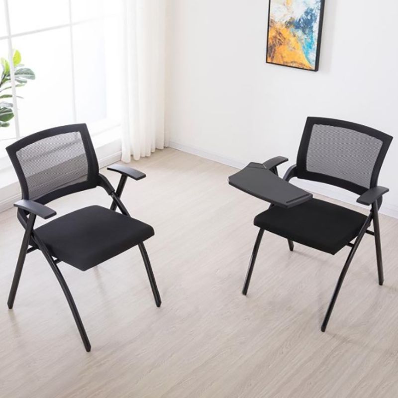 Mesh Mid Back Conference Chair Modern Style Fixed Arms Office Chair Clearhalo 'furn' 'furn_office_chair' 'Furniture' 'Office Chairs' 'Office Furniture' 'office_chair' 1200x1200_ce99c481-8f6c-41f7-9bb5-92c0e33e53f9