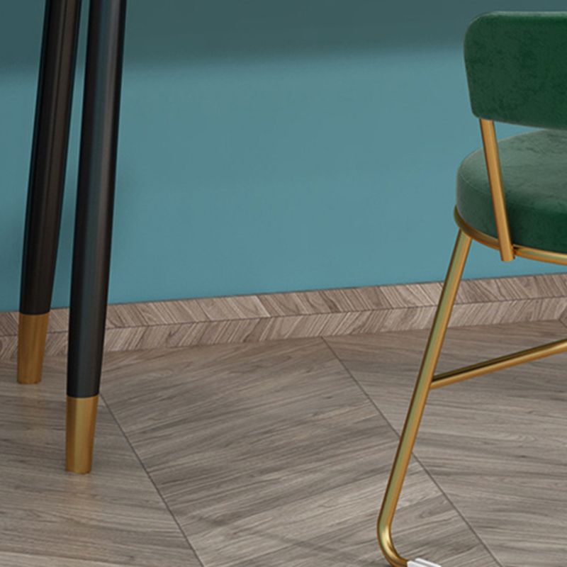 Contemporary Wooden Makeup Vanity Set Slate Top 2-Drawer Dressing Table Clearhalo 'Bedroom Furniture' 'furn' 'furn_makeup_vanities' 'Furniture' 'Makeup Vanities' 'makeup_vanities' 1200x1200_ce9a0b73-1fdf-436e-bae4-46752f958c8a