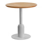 Metal Industrial Dining Table Wood Top Indoor Table with Pedestal Base Clearhalo ' dining_table' 'Dining Tables & Seating' 'Dining Tables' 'furn' 'furn_dining_table' 'Furniture' 'furniture_dining_table' 'Kitchen & Dining Furniture' 'kitchen&dining_furn' 'kitchen' 'kitchen_dining_table' 1200x1200_ce9b0c2e-dea5-47ac-851d-d5ad9a449776