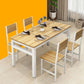 Modern Style Table with Rectangle Shape Standard Height Table and 4 Legs Base Clearhalo 'Dining Room Sets' 'Dining Tables & Seating' 'dining_room_set' 'Furniture' 'furniture_dining_room_set' 'Kitchen & Dining Furniture' 'kitchen&dining_furn' 'kitchen' 1200x1200_ce9b34fc-beaf-47c7-b52c-dbc20286e75f
