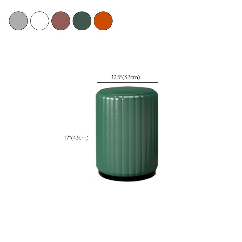 Copeador de maquillaje de cuero moderno de tocador moderno de mediados de siglo con espejo y taburetes