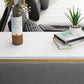 Glam Style Bar Table Stone Top Iron Base Pub Table with Shelf for Living Room, Only Table Clearhalo 'Bar Furniture' 'Bar Tables' 'bar_tables' 'furn' 'furn_bar_tables' 'Furniture' 'furniture_bar_tables' 'Kitchen & Dining Furniture' 1200x1200_ce9c68ba-81b9-4934-bf5e-fe4b191bc00e