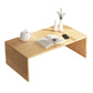Brown Rectangular Coffee Table Sled Base Wooden Cocktail Table Clearhalo 'Coffee & Accent Tables' 'Coffee Tables' 'coffee_tables' 'furn' 'furn_coffee_tables' 'Furniture' 'Living Room Furniture' 1200x1200_ce9ccb19-b950-4aed-9d7b-46484d74947e