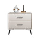 Modern Nightstand Stone Accent Table Nightstand with 2 Drawers Clearhalo 'Bedroom Furniture' 'furn' 'furn_night_stand' 'Furniture' 'night_stand' 'Nightstands' 1200x1200_ce9cf4b6-ff40-4eed-a20d-b1eeb79de4de