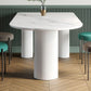 Contemporary Dining Table Sintered Stone Dining Table with 3 White Legs for Dining Clearhalo ' dining_table' 'Dining Tables & Seating' 'Dining Tables' 'furn' 'furn_dining_table' 'Furniture' 'furniture_dining_table' 'Kitchen & Dining Furniture' 'kitchen&dining_furn' 'kitchen' 'kitchen_dining_table' 1200x1200_ce9e230b-2c7d-44c8-a794-29de05bd1393