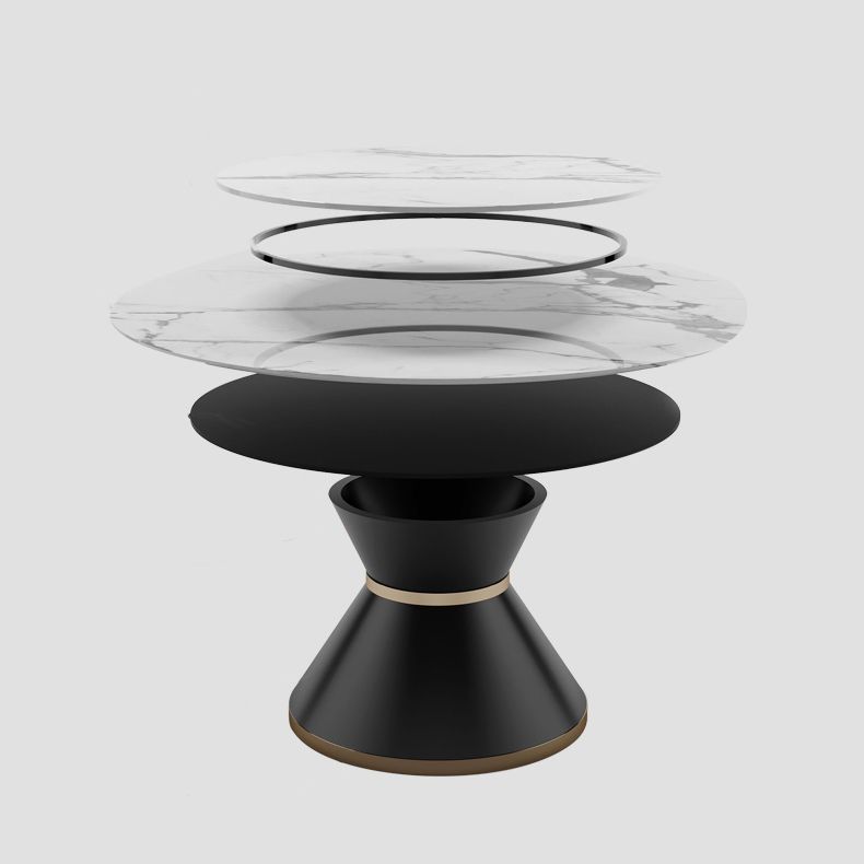 Round Pedestal Dining Site Table Traditional Luxury Dining Table for Indoor Clearhalo ' dining_table' 'Dining Tables & Seating' 'Dining Tables' 'furn' 'furn_dining_table' 'Furniture' 'furniture_dining_table' 'Kitchen & Dining Furniture' 'kitchen&dining_furn' 'kitchen' 'kitchen_dining_table' 1200x1200_ce9ec8e8-ac03-476a-8dd4-20d7d8add204