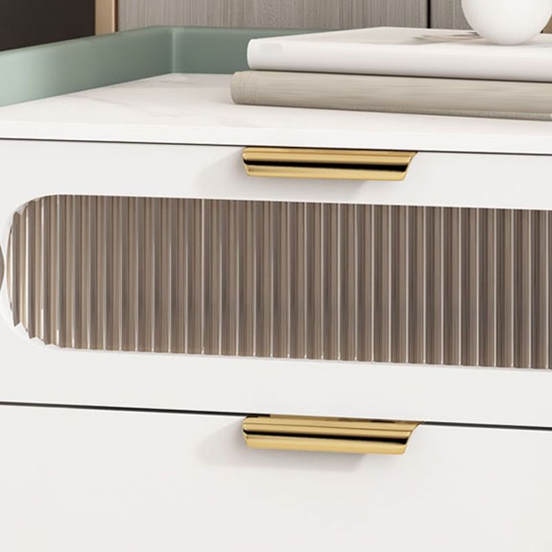 In stile moderno in metallo in ferro verde/grigio/rosa/arancione/comodino