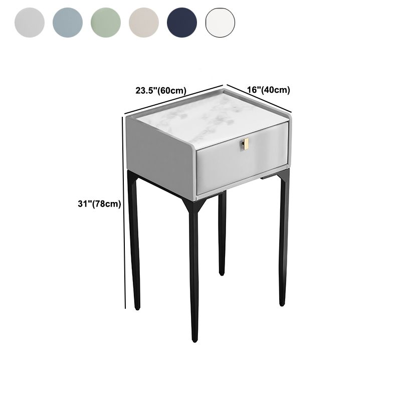 Wood/Stone Vanity Set with Stool, 1 Drawer Modern Dresser - 30.7" H Clearhalo 'Bedroom Furniture' 'furn' 'furn_makeup_vanities' 'Furniture' 'Makeup Vanities' 'makeup_vanities' 1200x1200_cea1191e-6bc4-43a6-8075-d2238b6be2de