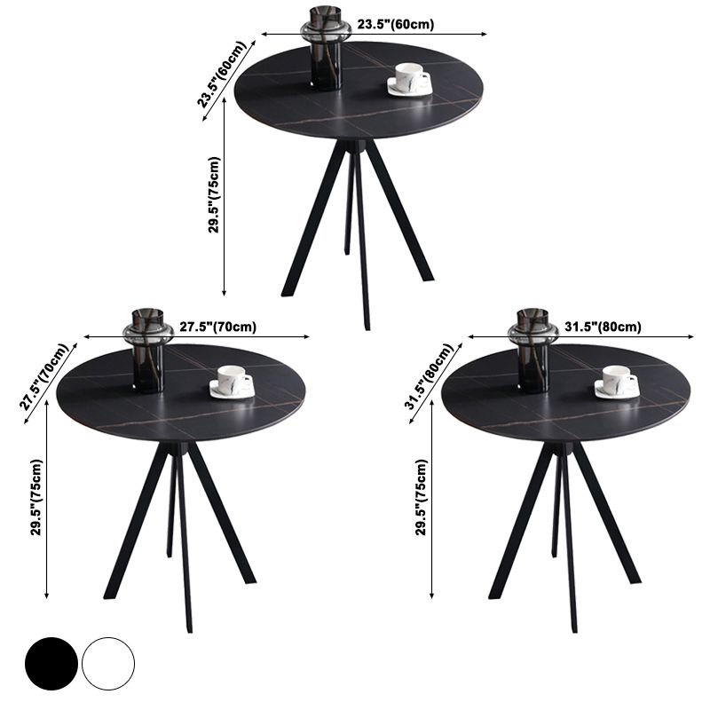 Sintered Stone Two-Color Dining Table Modern 4 Legs Table for Dining Room Clearhalo ' dining_table' 'Dining Tables & Seating' 'Dining Tables' 'furn' 'furn_dining_table' 'Furniture' 'furniture_dining_table' 'Kitchen & Dining Furniture' 'kitchen&dining_furn' 'kitchen' 'kitchen_dining_table' 1200x1200_cea12ce2-67e5-4aea-840d-fb485683da5c