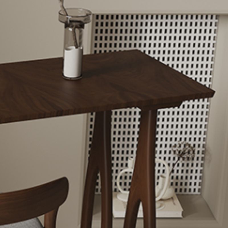 Ensemble de Table de pub rectangulaire moderne, 1/3 pièces, comptoir en bois de pin avec tabourets hauts