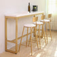 Rectangle Pub Table Glam Solid Wood Bar Table for Indoor and Breakroom Clearhalo 'Bar Furniture' 'Bar Tables' 'bar_tables' 'furn' 'furn_bar_tables' 'Furniture' 'Kitchen & Dining Furniture' 1200x1200_cea41e8f-c529-4ecf-bbbf-014934056d45