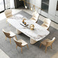 Designer Style Rectangle Dining Set 1/4/5/7 Pieces Sintered Stone Top Table Set