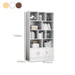Standard Engineered Wood Book Shelf Contemporary Closed Back Bookshelf