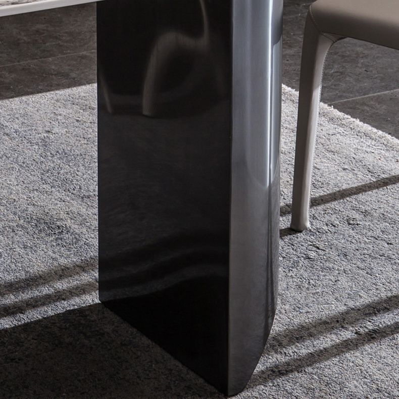 Beige stenen top eettafel set 1/2/3/5/6 pcs eigentijdse eetgelegenheid