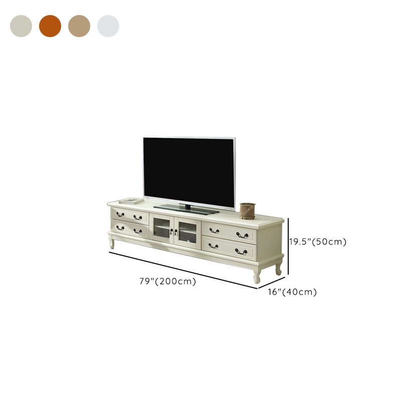 Wooden TV Stand Console Enclosed Storage TV Console with Drawers Clearhalo 'furn' 'furn_tv_stands_entertainment_centers' 'Furniture' 'Living Room Furniture' 'TV Stands & Entertainment Centers' 'TV Stands & Media Storage Furniture' 'tv_stands_entertainment_centers' 1200x1200_cea7856e-7c4c-4ea9-8170-2ec68f3d170f