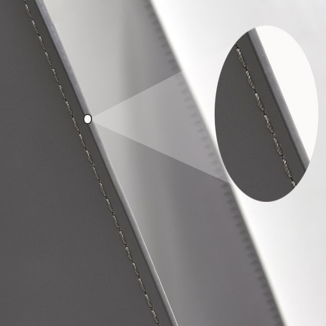 Sillas de comedor sin brazo de cuero sintética silla de comedor moderna para casa