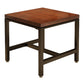 Square Solid Wooden Table Industrial Dining Table with Metal Trestle Base Clearhalo ' dining_table' 'Dining Tables & Seating' 'Dining Tables' 'furn' 'furn_dining_table' 'Furniture' 'furniture_dining_table' 'Kitchen & Dining Furniture' 'kitchen&dining_furn' 'kitchen' 'kitchen_dining_table' 1200x1200_cead8b94-b5ac-4d3f-84a5-946f73afab1c