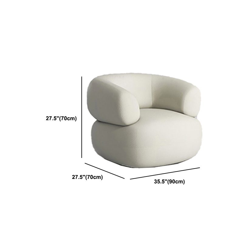 リビングルームのためにタイトな背中を持つ現代の湾曲したソファの傾斜腕ソファ