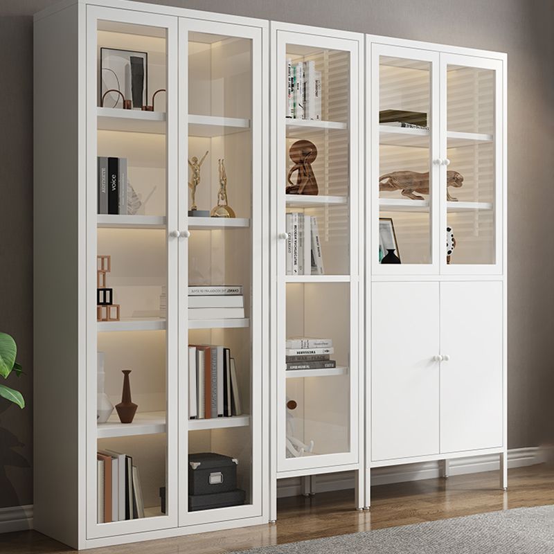 Scandinavian Style Bookcase with Door Shelf Bookcase for Study Room and Office Clearhalo 'Bookcases' 'furn' 'furn_bookcases' 'Furniture' 'furniture_bookcases' 'Office Furniture' 1200x1200_ceb188f8-f87e-4088-ac2f-42b7a397e465