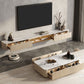 Glam Stone TV Stand Console Wall-mounted TV Media Stand with Drawers for Living Room Clearhalo 'furn' 'furn_tv_stands_entertainment_centers' 'Furniture' 'Living Room Furniture' 'TV Stands & Entertainment Centers' 'TV Stands & Media Storage Furniture' 'tv_stands_entertainment_centers' 1200x1200_ceb1cab5-c490-42cb-8d3c-6ee7af583f36