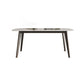 Mid-Century Modern Dining Table Rectangle Dining Table with 4 Legs