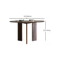 Dinner Kitchen Table Dining Room Round Wood Top Dining Table Clearhalo 'Dining Tables & Seating' 'Dining Tables' 'dining_table' 'furn' 'furn_dining_table' 'Furniture' 'Kitchen & Dining Furniture' 1200x1200_ceb2e225-302f-47ea-b70d-dfa2d7a027fb